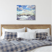 Evening Light Gulf of Morbihan 2002 Canvas Afdruk (Insitu (Slaapkamer))