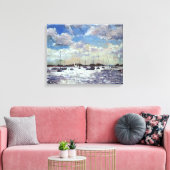 Evening Light Gulf of Morbihan 2002 Canvas Afdruk (Insitu (Woonkamer))