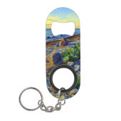 Evening light on the coast of Vormsi Mini Flessenopener (Voorkant)