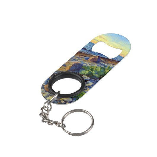 Evening light on the coast of Vormsi Mini Flessenopener (Achterkant Gekanteld)