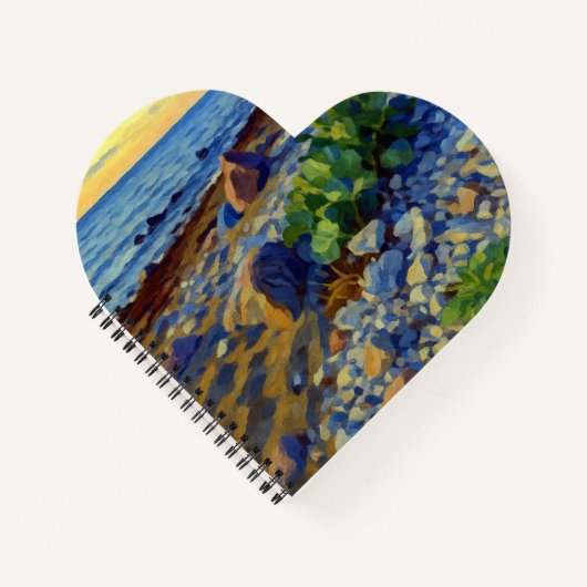 Evening light on the coast of Vormsi Notitieboek (Voorkant)