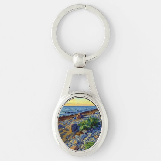 Evening light on the coast of Vormsi Sleutelhanger (Voorkant)