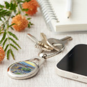 Evening light on the coast of Vormsi Sleutelhanger (Zijkant)