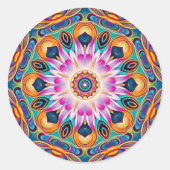 Evening Lotus Mandala Stickers (Voorkant)