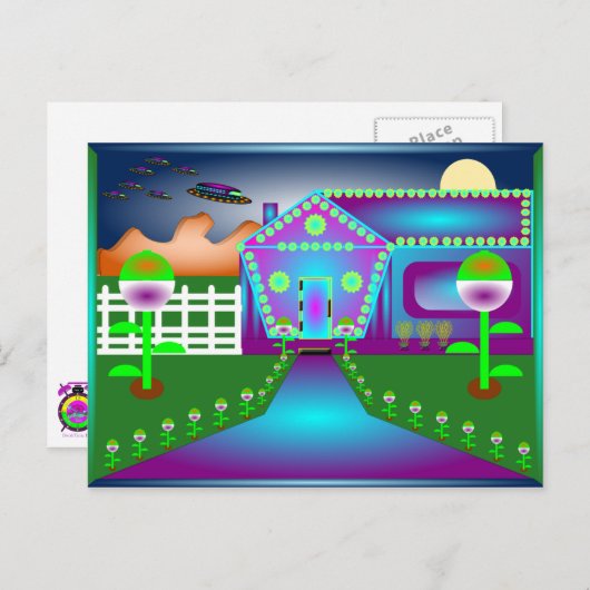 Evening Majik Briefkaart (Voorkant / Achterkant)