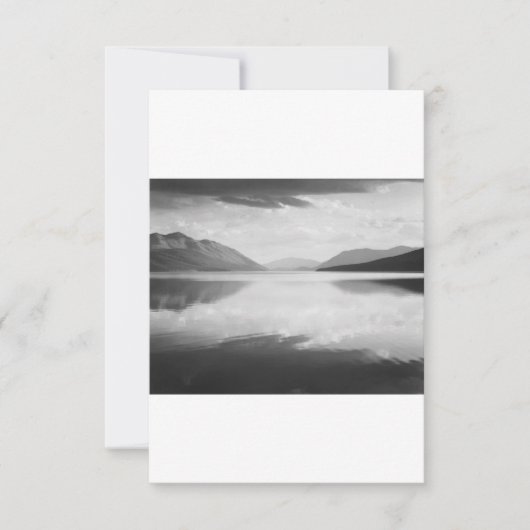 Evening McDonald Lake Glacier National Park 1942 Save The Date (Voorkant)
