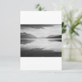 Evening McDonald Lake Glacier National Park 1942 Save The Date (Staand voorkant)