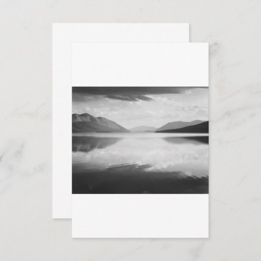 Evening McDonald Lake Glacier National Park 1942 Save The Date (Voorkant / Achterkant)