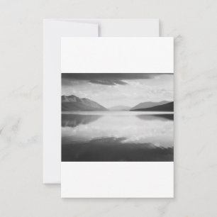 Evening McDonald Lake Glacier National Park 1942 Save The Date