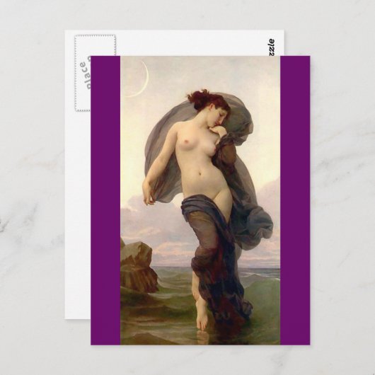 Evening Mood door Bouguereau Briefkaart (Voorkant / Achterkant)