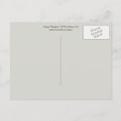 Evening Moonflower Pastel Art Briefkaart (Achterkant)