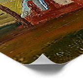 "Evening on the Blackfoot Reservation" door Maynar Poster (Hoek)