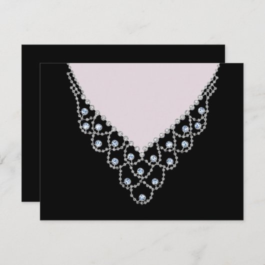 Evening Out Series Uitnodigingen voor date night 2 (Voorkant / Achterkant)