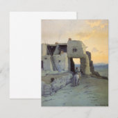 Evening Pueblo van Walpi door Marion Kavagh Wachte (Voorkant / Achterkant)