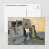 Evening Pueblo van Walpi door Marion Kavagh Wachte Briefkaart (Voorkant / Achterkant)