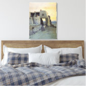 Evening Pueblo van Walpi door Marion Kavagh Wachte Canvas Afdruk (Insitu (Slaapkamer))