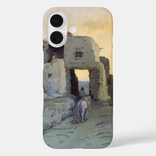 Evening Pueblo van Walpi door Marion Kavagh Wachte Case-Mate iPhone Case (Achterkant)