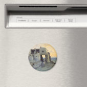 Evening Pueblo van Walpi door Marion Kavagh Wachte Magneet (Insitu (Vaatwasser))