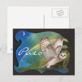 Evening Pueo Briefkaart (Voorkant / Achterkant)