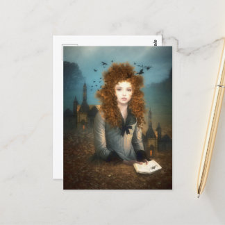 Evening Reading   Briefkaart