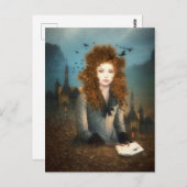 Evening Reading   Briefkaart (Voorkant / Achterkant)