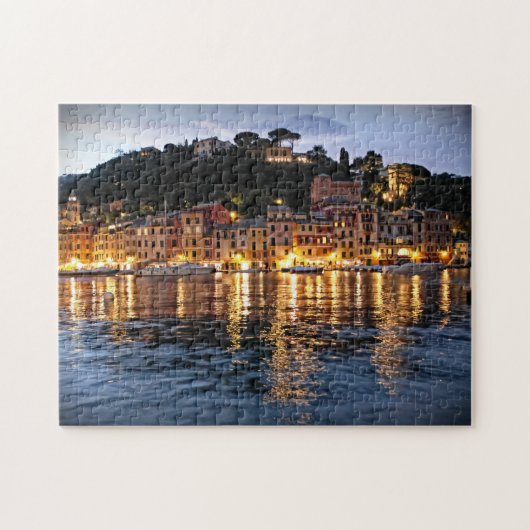 Evening Reflections of Portofino - 11x14 - 252 pc Legpuzzel (Horizontaal)