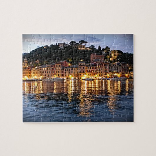 Evening Reflections of Portofino - 8x10 - 110 pc Legpuzzel (Horizontaal)