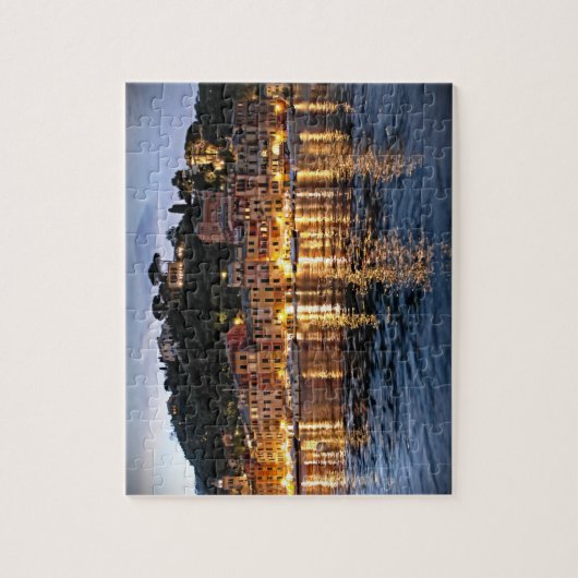 Evening Reflections of Portofino - 8x10 - 110 pc Legpuzzel (Verticaal)