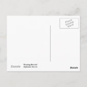 Evening Reverie - door Alphonse Mucha Briefkaart (Achterkant)