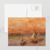 Evening Sail, Briefkaart (Voorkant / Achterkant)
