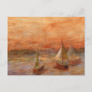 Evening Sail, Briefkaart