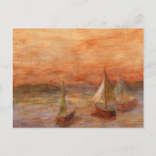 Evening Sail, Briefkaart (Voorkant)