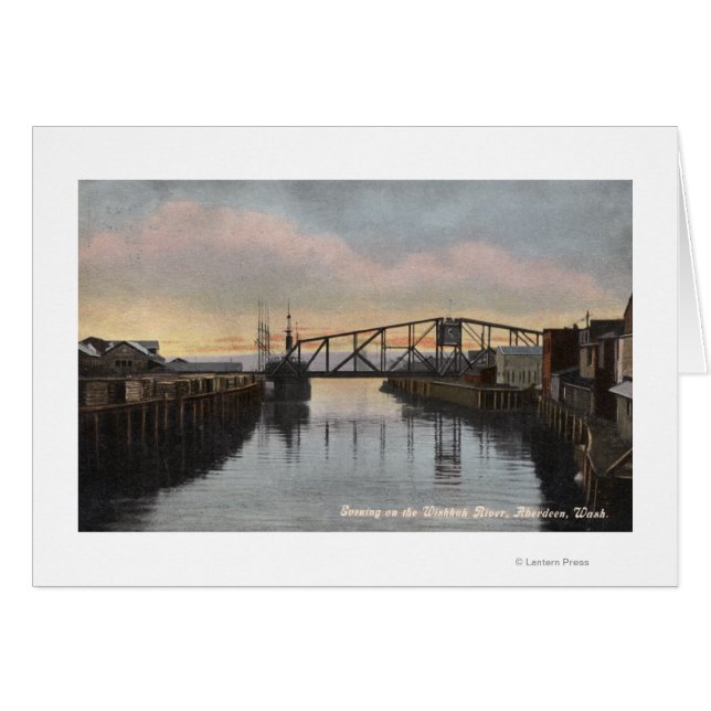 Evening Scene op de Wishkah (Voorkant Horizontaal)