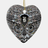 Evening Shimmer Victoriaans Keramisch Ornament (Rechts)