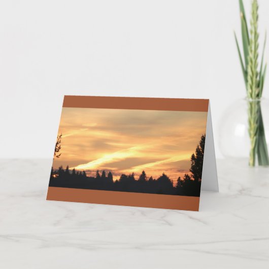Evening Sky, Bremerton, Verenigde Staten Kaart (Voorkant)