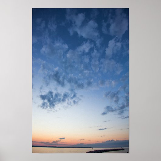 Evening Sky, Elk Rapids, Michigan Poster (Voorkant)