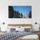 Evening Sky Over Elk Lake, Michigan Canvas Afdruk (Insitu (Slaapkamer))