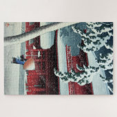 Evening Snow at Edo River Hasui Kawase Circa 1925 Legpuzzel (Horizontaal)