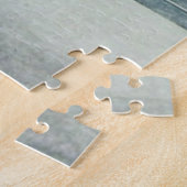 Evening Snow at Edo River Hasui Kawase Legpuzzel (Zijkant)