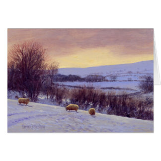 Evening Snow I van Donna Crawshaw