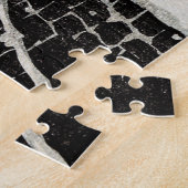 Evening Snow in Terajima Village Hasui Kawase Legpuzzel (Zijkant)