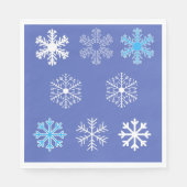 Evening Snowflakes Servetten (Voorkant)