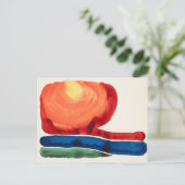 Evening Star 2 | Georgia O'Keeffe | Briefkaart (Staand voorkant)
