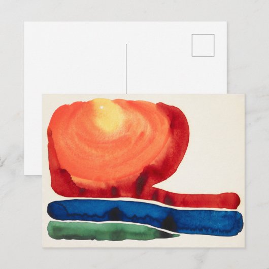Evening Star 2 | Georgia O'Keeffe | Briefkaart (Voorkant / Achterkant)