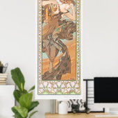 Evening Star door Alphonse Mucha Poster (Thuiskantoor)
