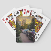 Evening Stillness Playing Cards – Customizable Pokerkaarten (Achterkant)