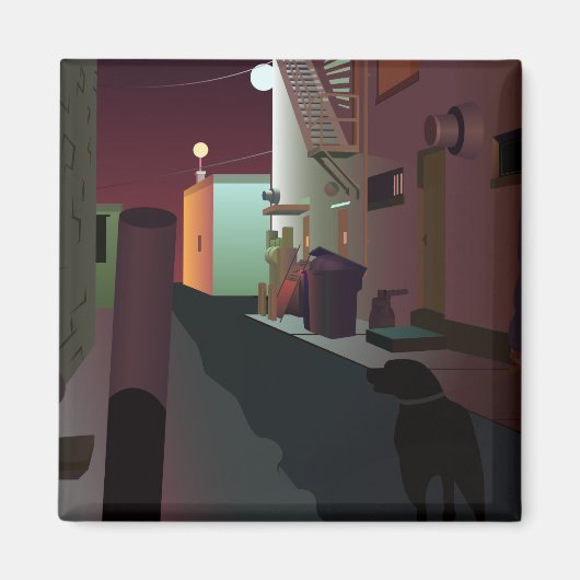 Evening Stroll Magneet (Voorkant)