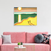 Evening Sun 2010 Canvas Afdruk (Insitu (Woonkamer))