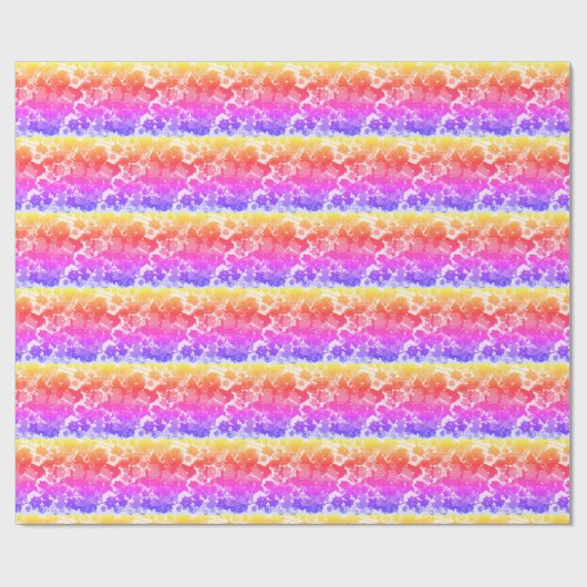 Evening Sun Party Wrapping Paper Cadeaupapier (Vlak)