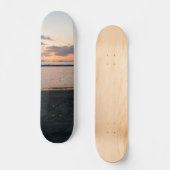 Evening Sunset Tropical Beach Waikiki Oahu Hawaii Persoonlijk Skateboard (Voorkant)